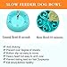 PG.KINWANG Slow Feeder Dog Bowl - Pet Fun Feeder Slow Feed Interactive Bloat Stop Dog Bowl for Large Medium and Small Dogs,Eco-Friendly Non-Toxic and Tasteless Set of 2