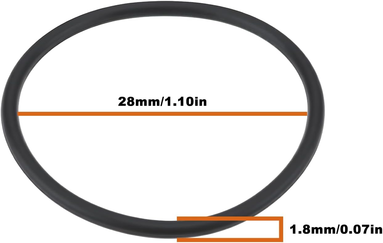 2Pcs O-Ring 1270016119 for Mounting Chainring BDU4XX Compatible with Bosch 37YY 31YY 38YY E-Bike Spider Seal