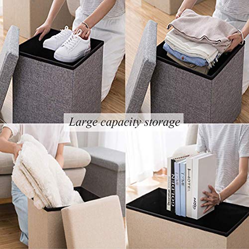 Repose-Pieds de Rangement Salon pour Gagner de l'Espace