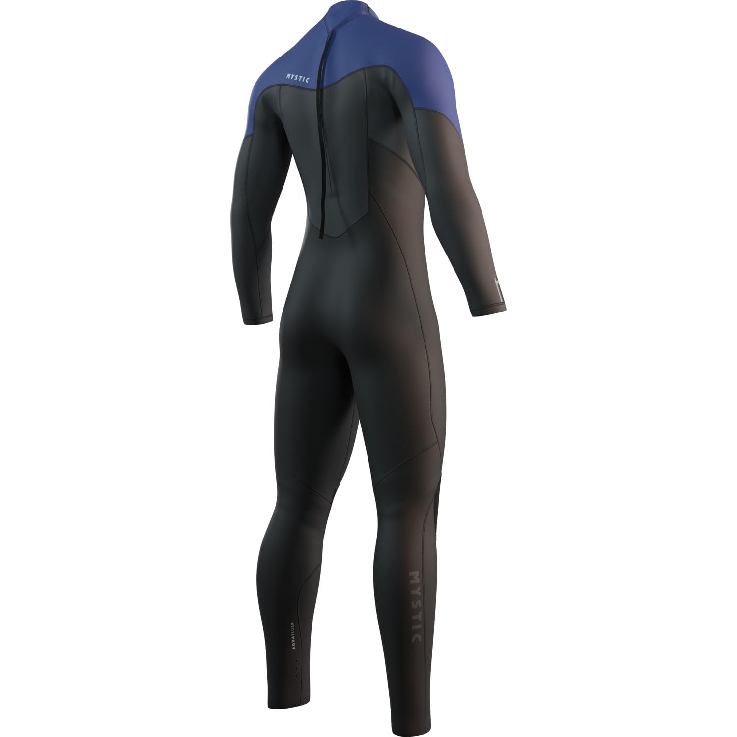 Mystic Star 3/2mm Back-Zip Fullsuit Wetsuit - Black/Blue 250027 LS