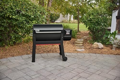 Weber Smoque™ XL 34‑Inch Pellet Smoker, Black – Outdoor BBQ Pellet Grill Up to 500 Degrees with SmokeBoost, SmoqueVent Airflow System & Rapid React PID Temperature Control - Image 5