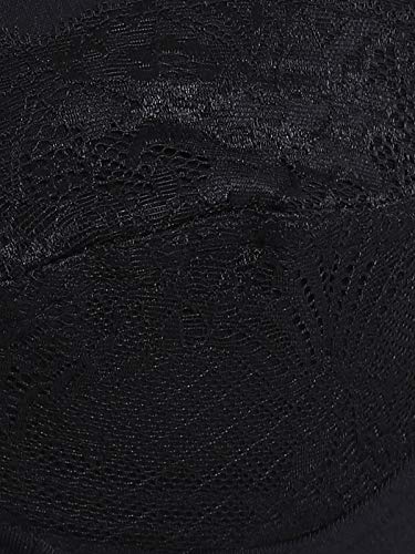 Image of Clovia Women's Cotton Non-Padded Non-Wired Maternity /Feeding Bra /Nursing Bra in Black