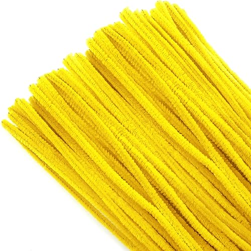 TOAOB 100pcs Fil Chenille Tiges de Fils Chenille Jaune Cure Pipes Cleaner Couleurs Assorties Cleaners Crafts Set 6mm x 300mm pour DIY Artisanat Décoration Fournitures Loisirs Creatifs TOAOB 100pcs Fil Chenille Tiges de Fils Chenille Jaune Cure Pipes Cleaner Couleurs Assorties Cleaners Crafts Set 6mm x 300mm pour DIY Artisanat Décoration Fournitures Loisirs Creatifs