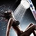 Nosame Shower Head, Filter Filtration High Pressure Water Saving 3 Mode Function Spray Handheld Showerheads 1.6 GPM Good for Hair & Skin