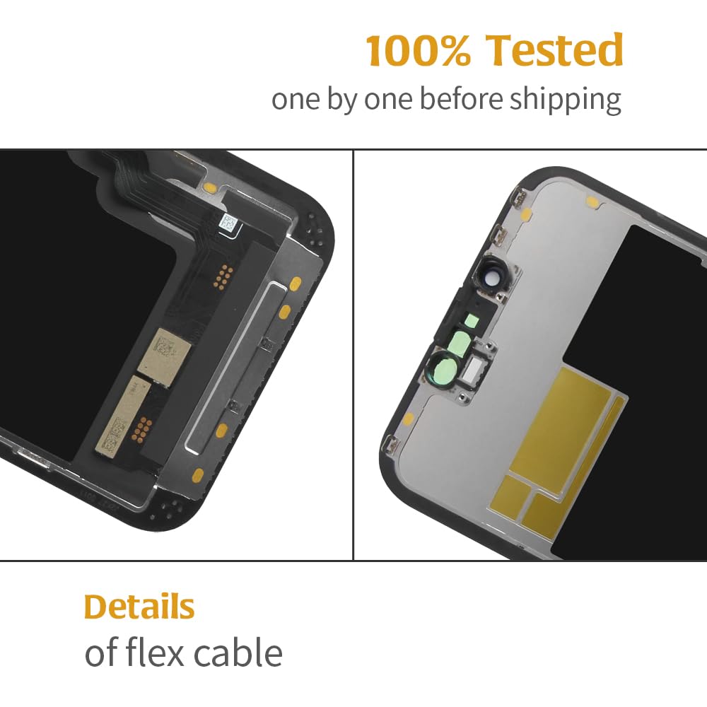Pantalla LCD De Repuesto Para IPhone 13 - 6.1 Pulgadas, Táctil, Full HD, Kit De Reparación No Original