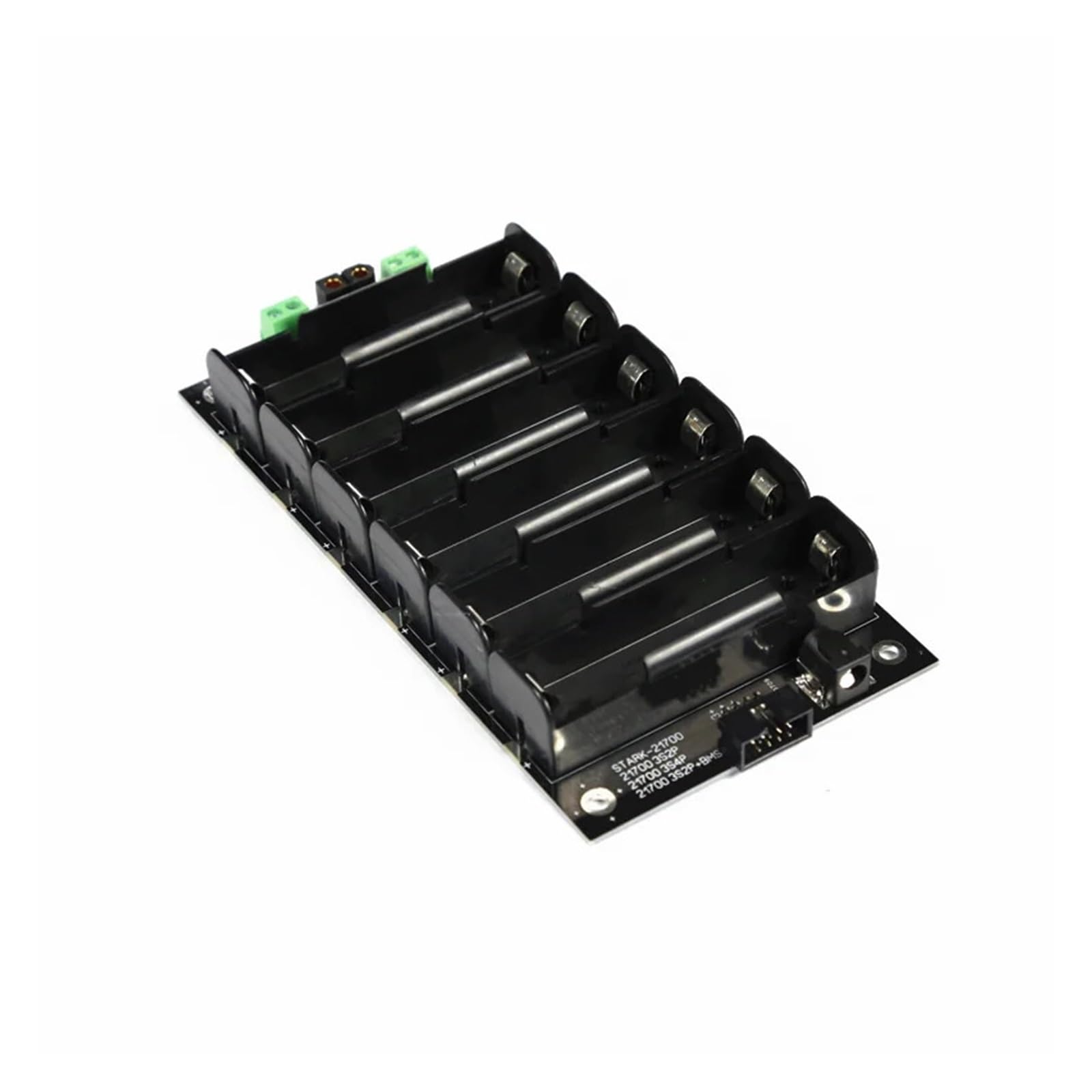 Carte BMS, Support mural de batterie 16.8V 21700, boîtier de batterie externe 21700, BMS 4s, équilibreur de batterie Lithium 60A 120A 21700, boîte de ranment for vélo électrique(4S1P 60A BMS)