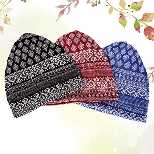 Artibetter 3Pcs Turbante Fascia Chemo cap Cotone