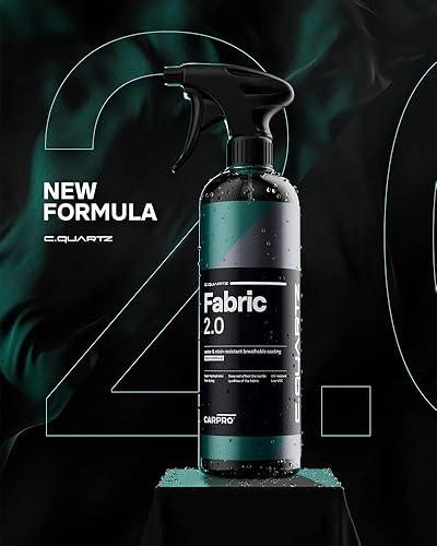 Miniatura 2 de CARPRO CQUARTZ Fabric 2.0 - Protector de tela para tapicería, súper hidrofóbico, repele el agua, resistente a las manchas, resiste la decoloración