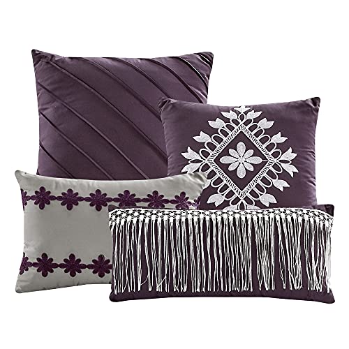 Esca La Casa Comforter Set - Modern Minimalistic Design, Suitable For All Seasons, Decorative Pillow, Matching Shams (Queen) #TOP3