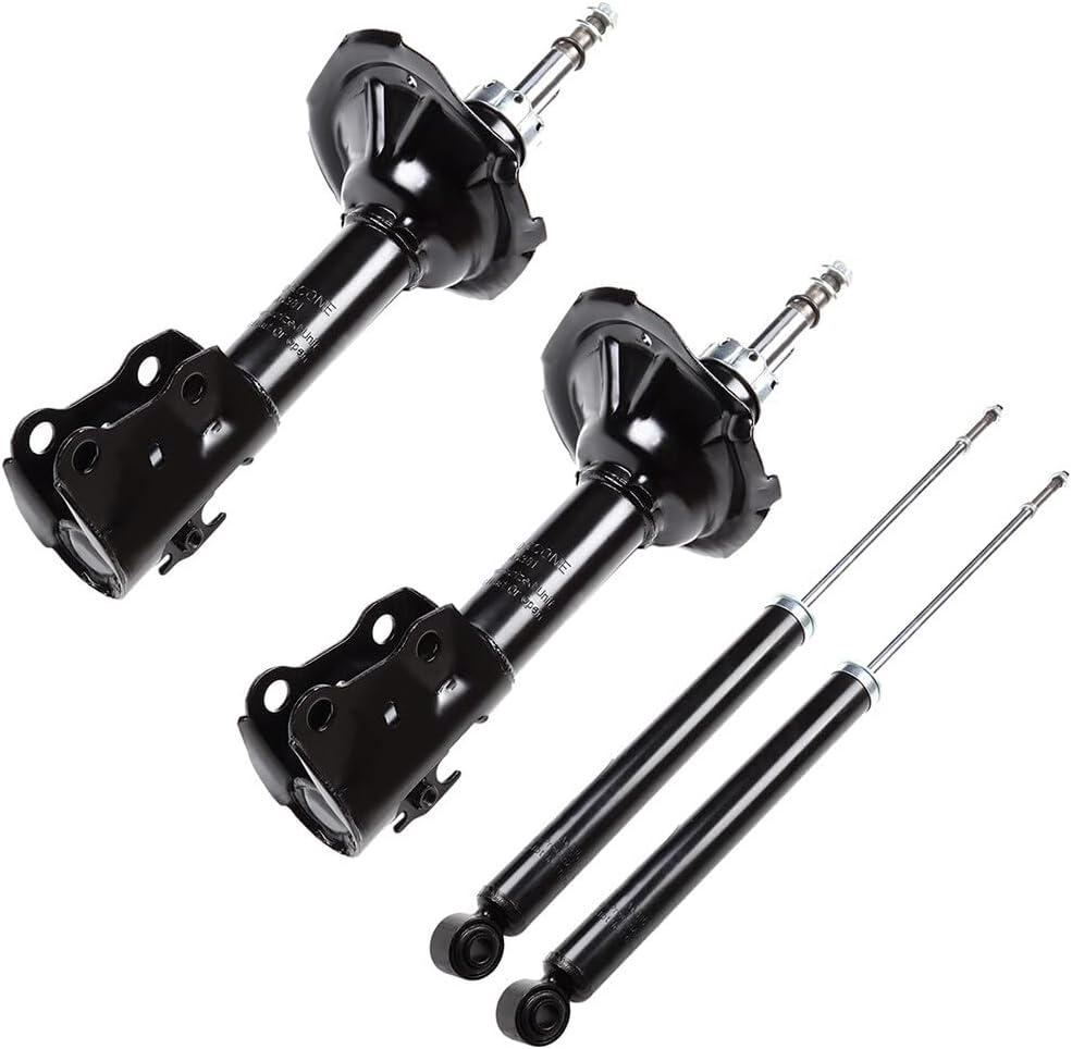Front and Rear Shock Set, 343295 Gas Strut Shock Absorber Fits for 2000-2005 for Toyota Echo Base, Set of 4