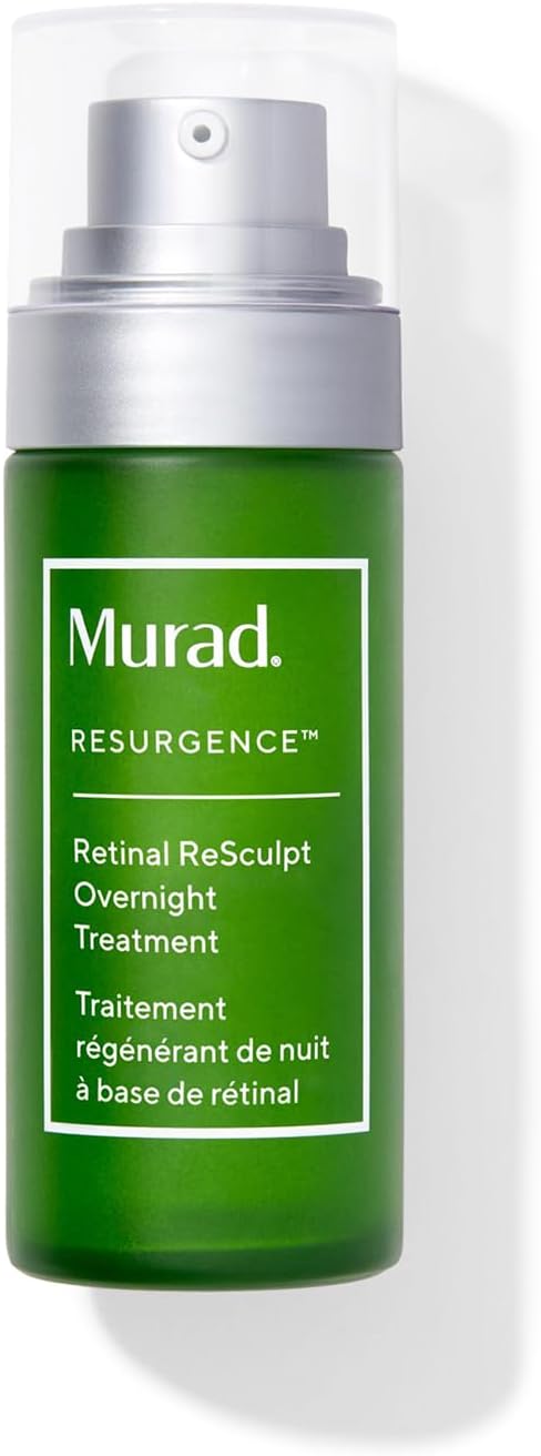Murad Retinal ReSculpt Overnight Treatment - Advanced Face and Neck Serum with Encapsulated Retinal, Kangaroo Paw, Olive, & Oat Smooths Deep Wrinkles and Crepey Skin, & Lifts Sagging Skin