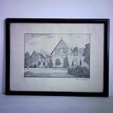  Bevensen. Auguste-Viktoria-Heim - Druckgrafik nach Federzeichnung