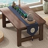 Pieds en bambou durable pour un soutien solide : les pieds de table sont fabriqués en bambou de haute montagne, connu pour sa solidité. Ce matériau garantit une capacité de charge exceptionnelle, résultant en une table stable et durable. Sa finition naturelle ajoute un charme rustique, se marie parfaitement avec la décoration d'intérieur.