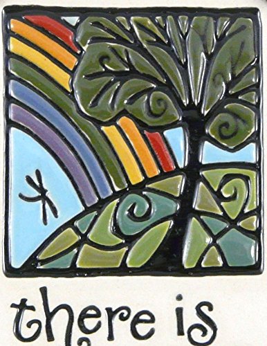 Modern Artisans Always Something To Be Thankful For - American Handmade Ceramic Quote Plaque, 6-Inches #TOP2