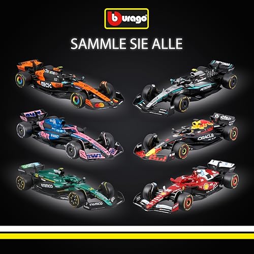 Bburago – Ferrari SF-25 F1 2025#16 Leclerc, Diecast-Modellauto 1:43, realistische Miniatur des F1-Wagens, mit offizieller Ferrari-Lizenz… – Ansicht 6
