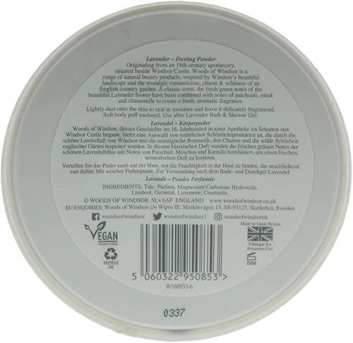 Miniatura 7 de Woods Of Windsor Lily Of The Valley - Polvo para polvo corporal con soplo para mujer 35 onzas