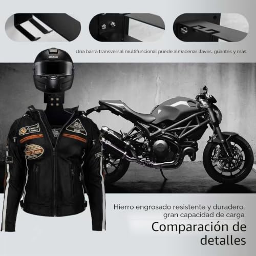 Soporte de Pared para Casco Táctico: Protege y Cuelga Ropa 3