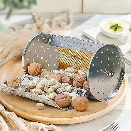 Grillmand, draaispies, rotisseriemand, draaispies, roestvrij staal, gegrilde kooi, oven, 360° rolbraden, mand, oven… - Image 7