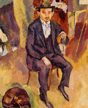 Peinture à l'huile de Jules Pascin pour sublimer votre salon avec un tableau de maître 1922