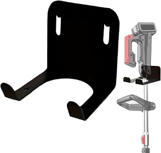 Wall Mount For Lawn Mower | Steel Garden Tools Organizer,Sturdy Organization Solution For Garage With Hanger For Gardening Tools And