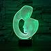 Produktbild Kuss stirn visuelle Illusion licht transparent acryl nachtlicht fee Farbe Touch Tisch glühbirne lampen