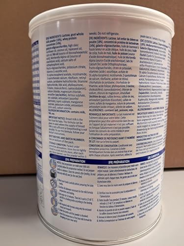 Danalac Premium Advanced Baby Milk Folgemilch auf Basis von Ziegenmilch im 2. Lebensjahr Milchpulver für Säuglinge und Babys im Alter von 6 bis 12 Monaten - Formel EU-2020 (800 g Packung mit 1 Karton)