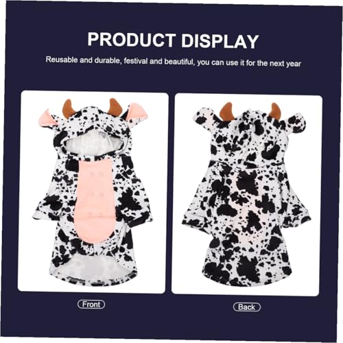 Disfraz de Vaca para Perros Talla S miniatura 6