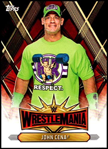2019 Topps Road to WrestleMania Wrestlemania 35 Roster #WM-5 John Cena