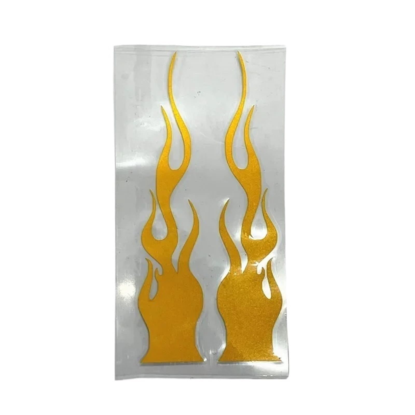 ZUXWUX Car Decal Motorcycle Flame Tank Car Stickers Totem Fire Garland(Color7,20CM)