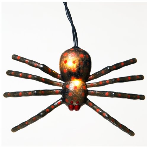 Sylvania Halloween Dangling Spider Lights, 10 Spiders With 20 Clear Lights #TOP4