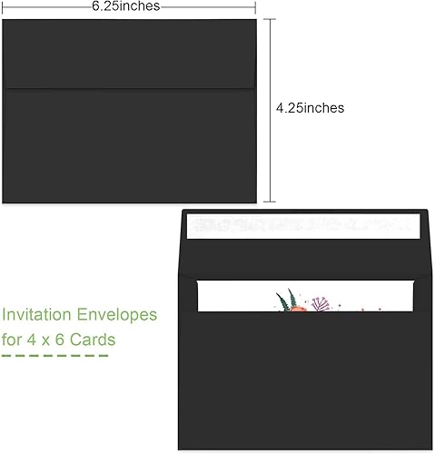 Miniatura 144 de 65 paquetes de sobres A4 de 10 x 15 cm para invitaciones, imprimibles, autosellables para bodas, fotos, tarjetas de felicitación, correo