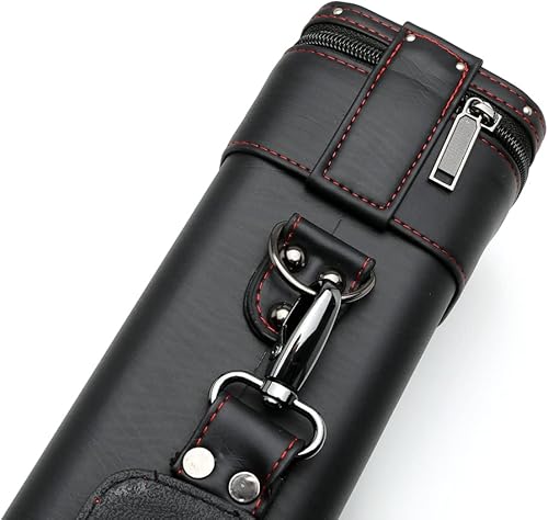 Miniatura 2 de Soseen Funda rígida para taco de piscina 2x3 con capacidad para 2 colillas y 3 ejes