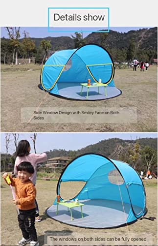 Carpa playa automática para 5-6 personas azul miniatura 6