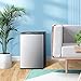 Kismile Small Freezer Upright, 3.0 Cu.ft Mini Freezer with Adjustable Thermostat, Removable Shelves, Reversible Single Door, Stand Up Freezer for Bedroom/Home/Dorms/Apartment (Stainless Steel)