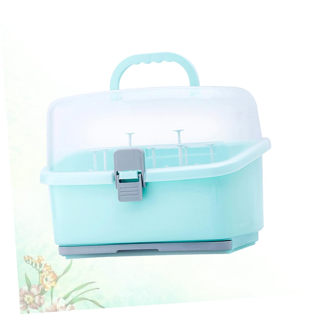 ifundom Contenitore per Biberon di Plastica Sicura Contenitore Portatile per Biberon Adatta per Tutti i Principali per Viaggio Casa e Esterni