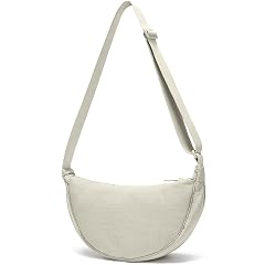 YIKOEE Crescent Bag for Women Men Small Sling Crossbody Bag with Half Moon Shape