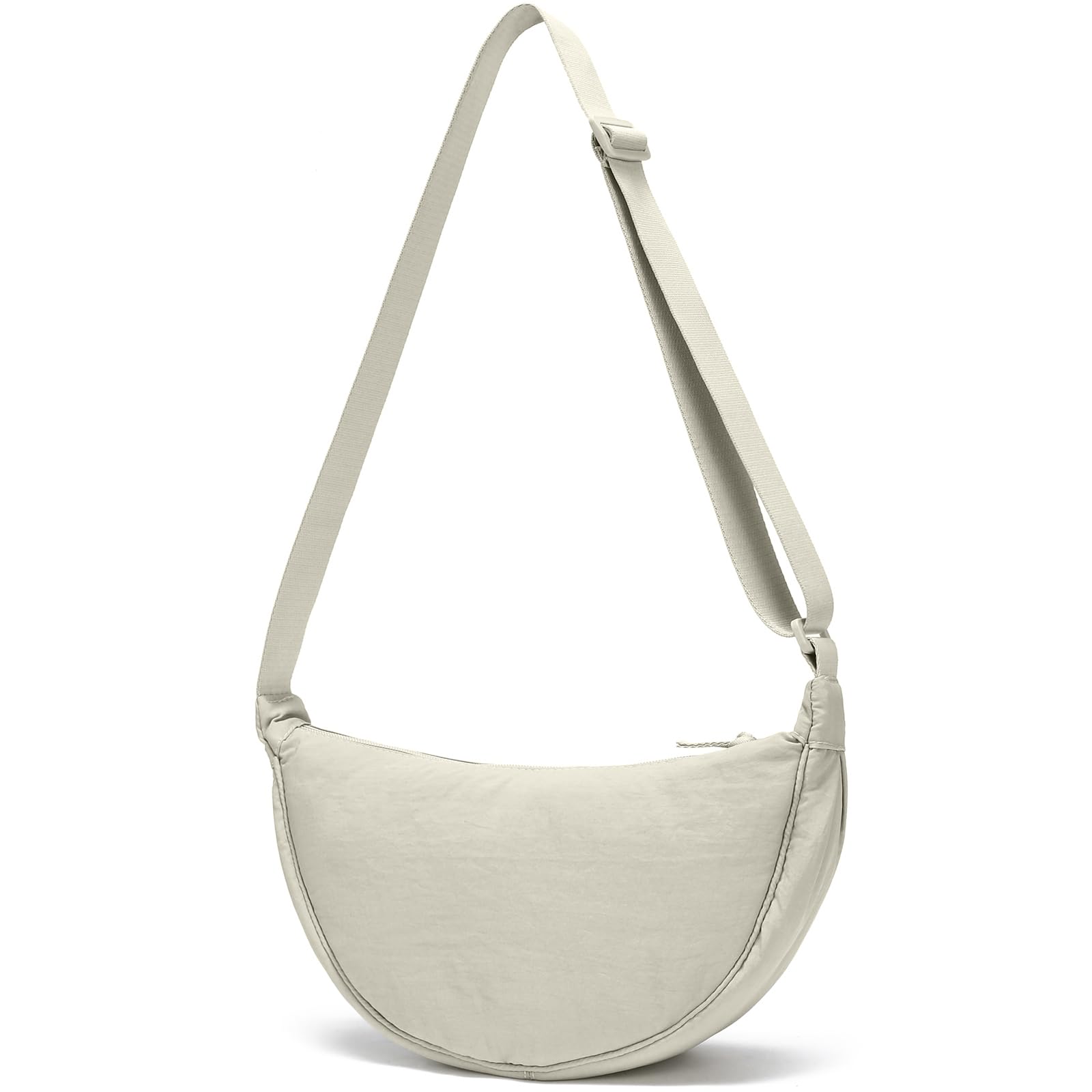 YIKOEE Crescent Bag for Women Men Small Sling Crossbody Bag with Half Moon Shape