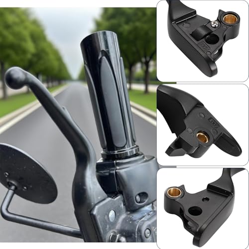 Image of Motorcycle Brake Clutch Lever Set Compatible with 2018-2024 Harley Softail Breakout Fat Boy Deluxe Heritage Classic Sport Glide Street Bob Low Rider Replacement Accessories Parts
