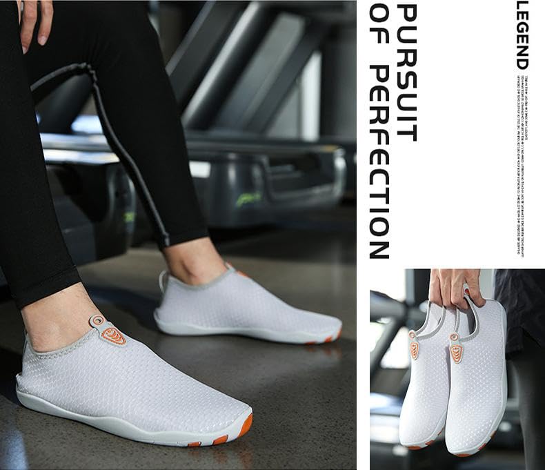 Quick-Dry Water Shoes Barefoot Aqua Socks for Swimming Beach Sports, Lightweight Comfort Pool Shoes for Women Men4