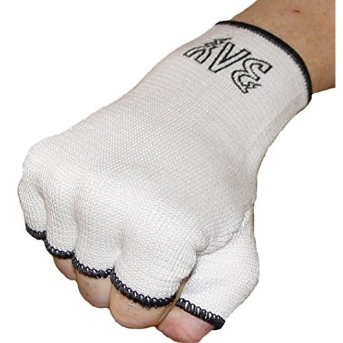 BAY® Schlupfbandagen Größe L, weiß, Faustbandagen, elastische Innenhandschuhe, Handbandagen, Boxbandagen, Box-Bandagen, 1 Paar