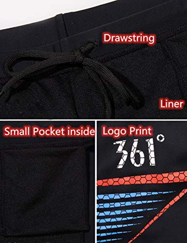 361° Jammers Swimsuit for Men, Square Leg Swimming Briefs-Chlorine Resistant Racing Training XL(W32''-34'') - Thumbnail 5