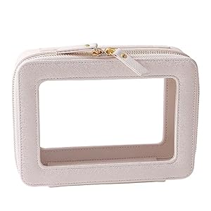 Toiletry bag waterproof cosmetic organizer with hanging hook for travelling