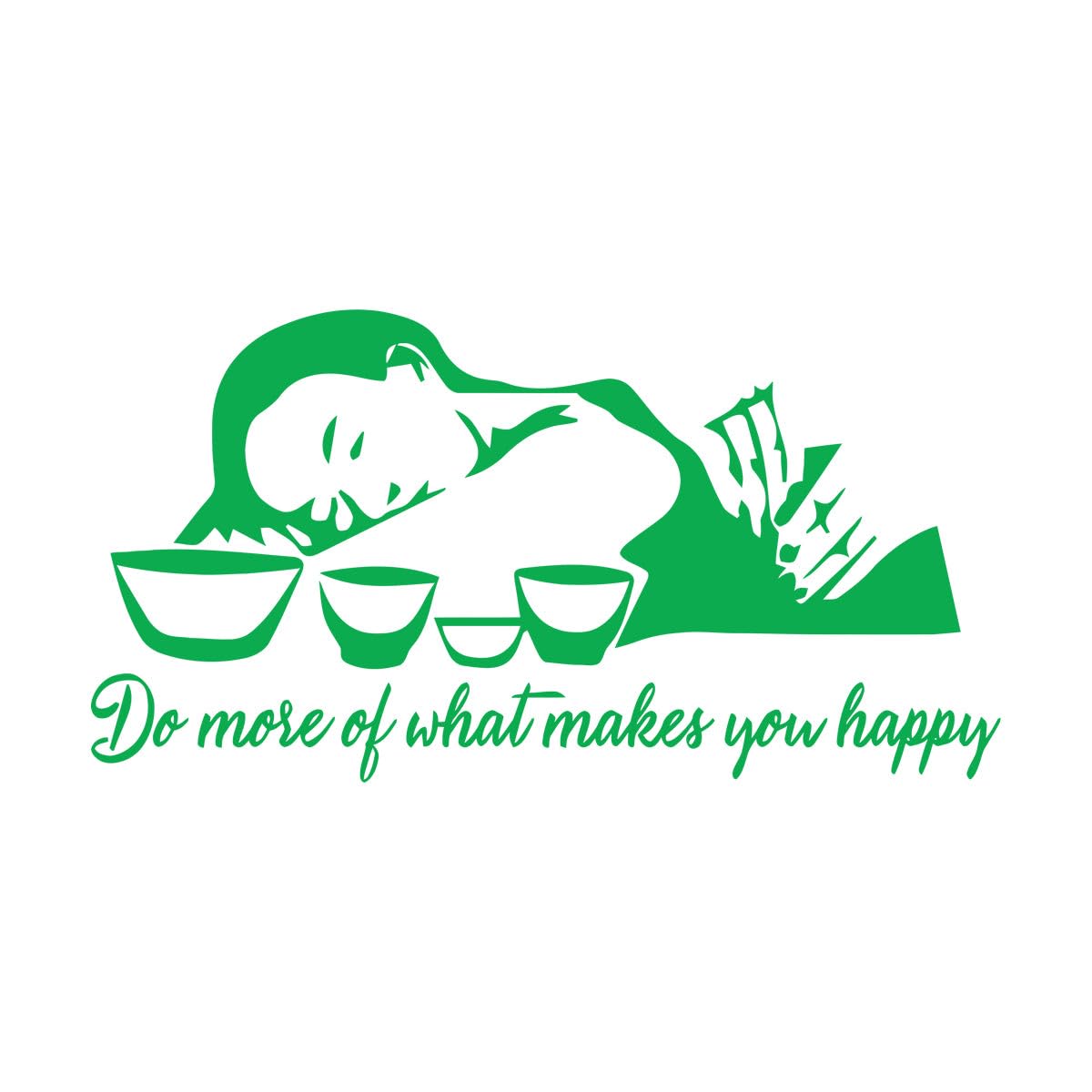 Wall Decals Paster Paper Spa Beauty Spa Beauty Salon Spa Health 32x60.8cm Do not Damage The Wall Surface Small Green — image 1