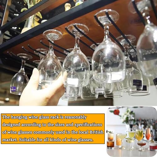 Vintage-Weinregal, 100 cm, Gitterstruktur, Präsentationsregal für den Einzelhandel, LED-Beleuchtung, Wand- oder Standmontage, Glashalter für Zuhause und Gastronomie, 2-stöckiges De