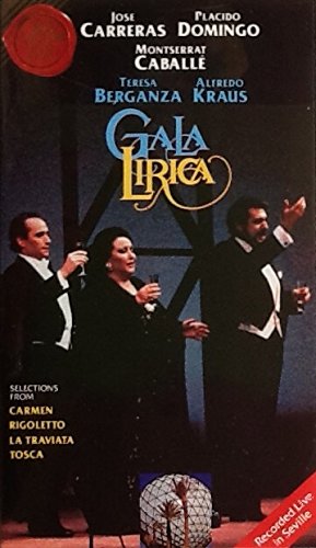 Gala Lirica: Carreras, Domingo, Caballe [VHS] [VHS Tape]