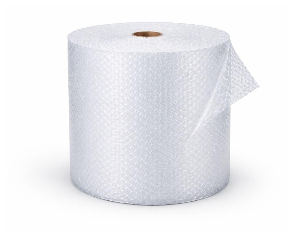Luftpolsterfolie 50 cm x 100 m auf Rolle | 75 My Extra Stark & Reißfest | Noppenfolie Weiß | Noppendurchmesser 10 mm | Polsterfolie für Umzug & Versand (2)