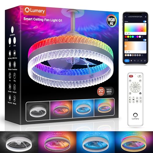 Lumary 20 Inch Bladeless Crystal Fan