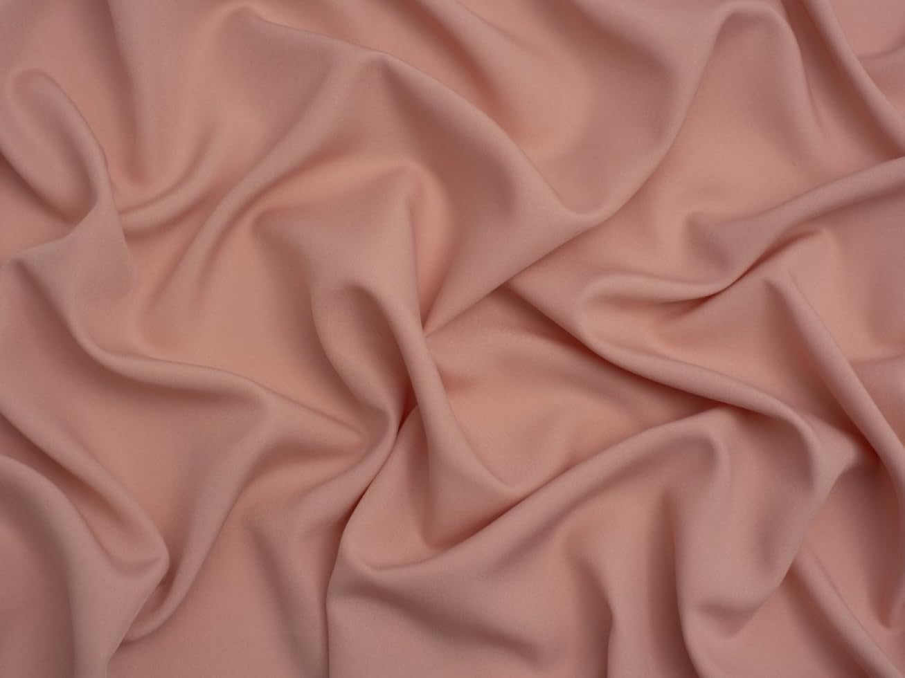 Minerva Soft Pink Core Range Soft Touch Crepe Apparel & Dress Fabric - Lightweight & Suitable For Dressmaking - Approx Width: 110Cm / 44" - Sold Per Metre