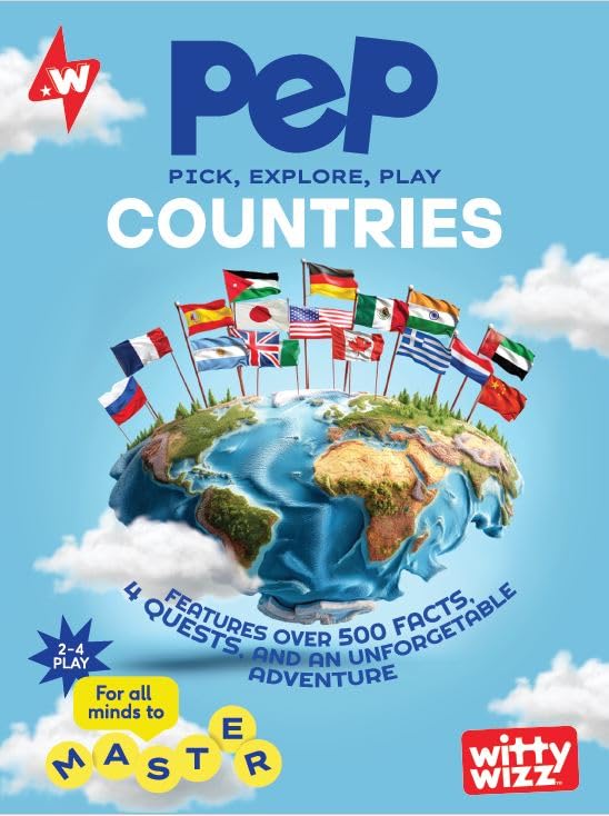 PEP Countries Card Game for Kids | 30 Country Cards | 500+ Facts ...