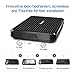 OImaster Tool Free Hard Drive Enclosure USB 3.0 Interface for 2.5 inch HDD SSD 7mm 9.5mm 12.5mm UASP Supported